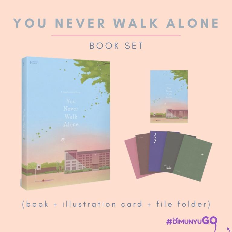 Bts Graphic Lyrics Book You Never Walk Alone Book Set K Wave On Carousell