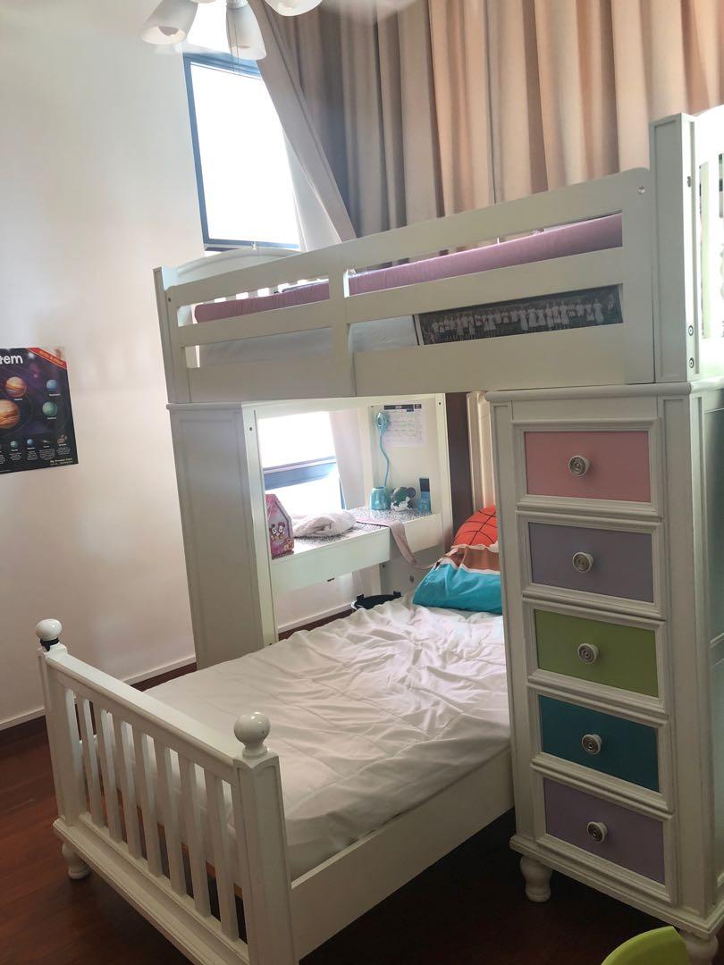 Bunk Bed Pulaski, Furniture & Home Living, Furniture, Bed Frames