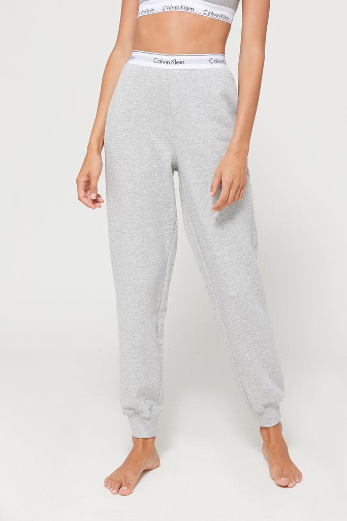 Calvin klein logo sales waistband jogger in grey