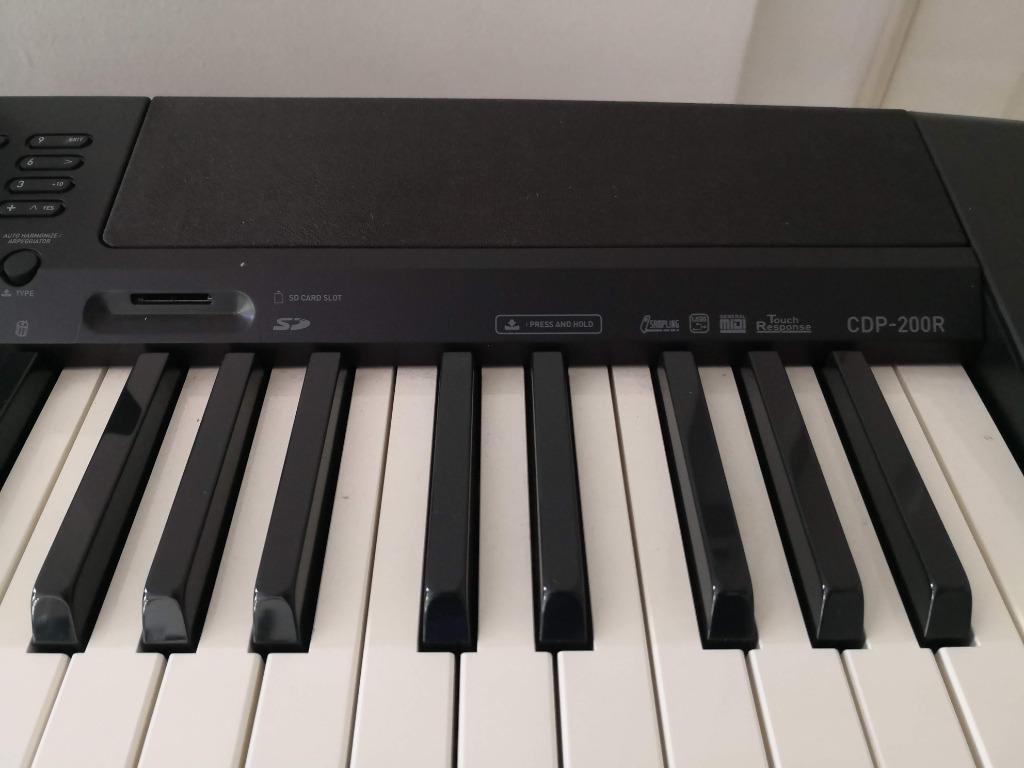 Casio CDP200R Keyboard with CS43P stand + stool + custommade dust