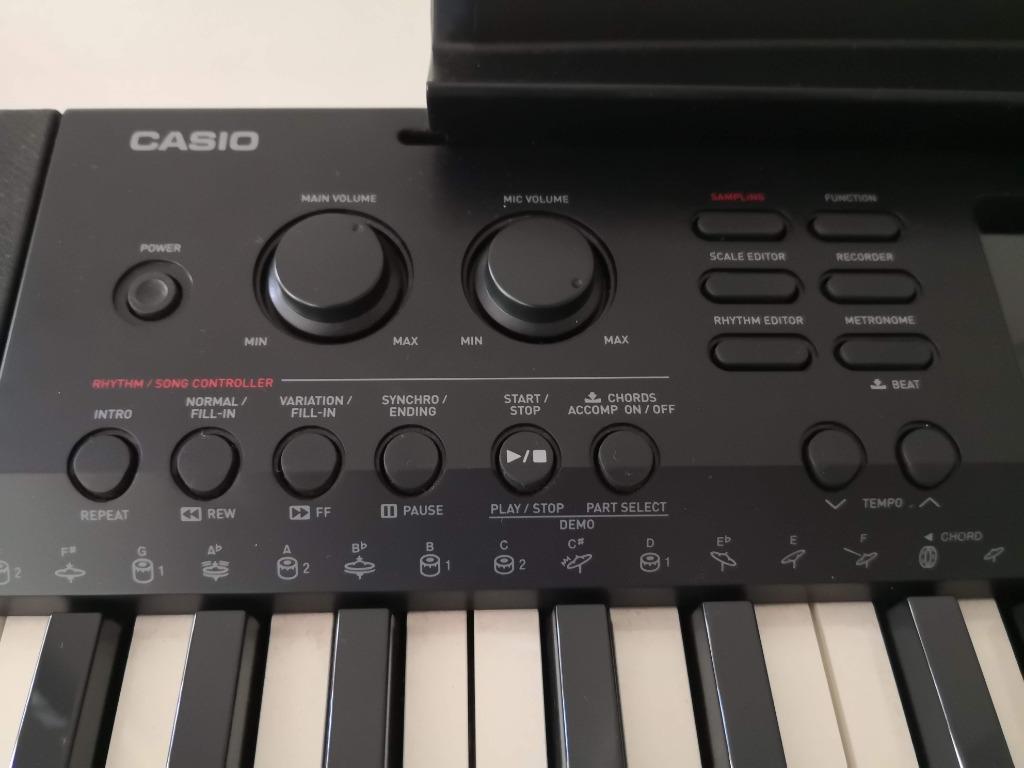 Casio CDP200R Keyboard with CS43P stand + stool + custommade dust