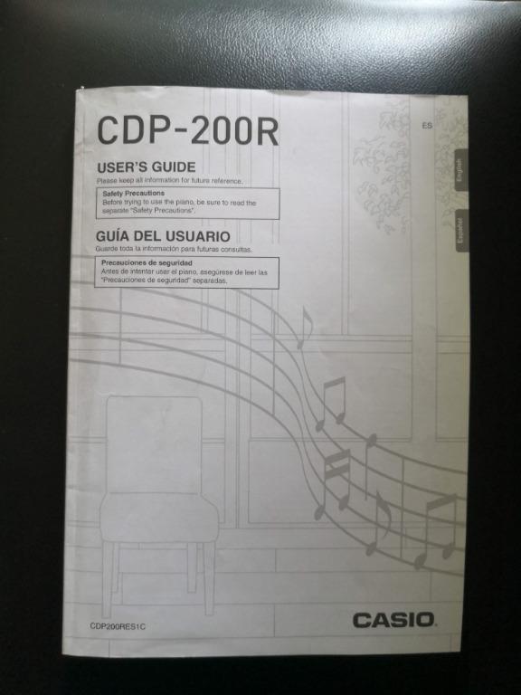 Casio CDP200R Keyboard with CS43P stand + stool + custommade dust