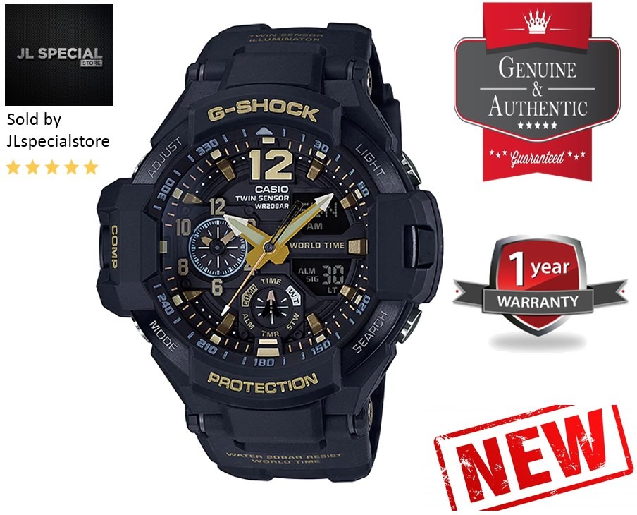 Casio G Shock Gravitymaster GA1100GB 1A Men s Fashion Watches