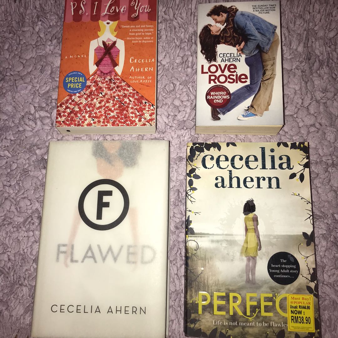 Cecelia Ahern Books Love Rosie Ps I Love You Flawed Perfect Books Stationery Books On Carousell