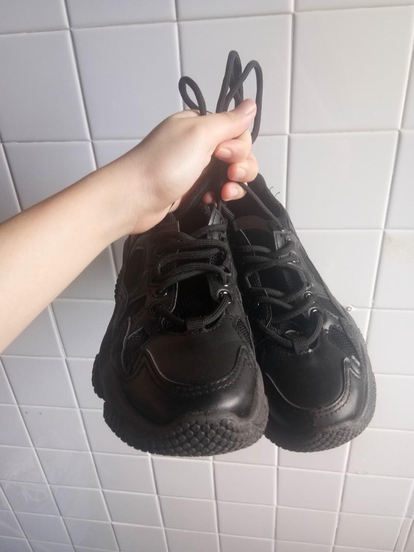 all black sneakers womens cheap