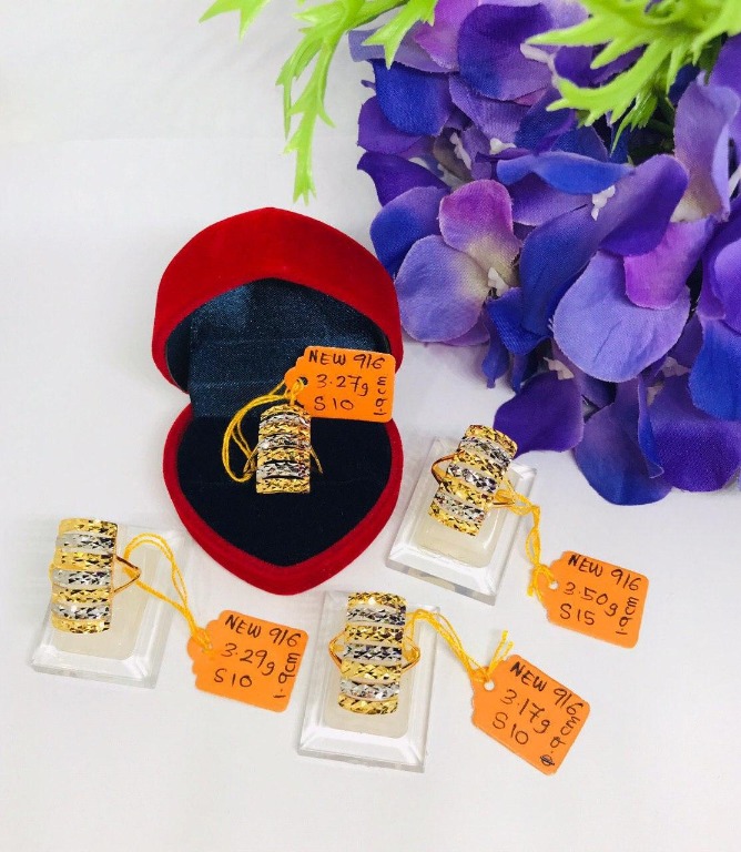 Cincin Pulut Dakap Klcc 7 Layer Berchrome Women S Fashion Jewellery On Carousell Cin cin elektronik tescilli marka: cincin pulut dakap klcc 7 layer berchrome