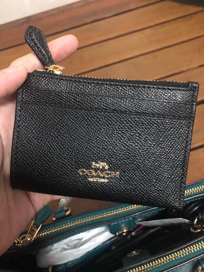 coach slim wallet womens