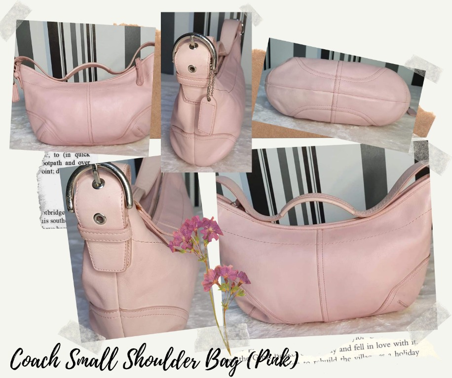 pink small shoulder bag