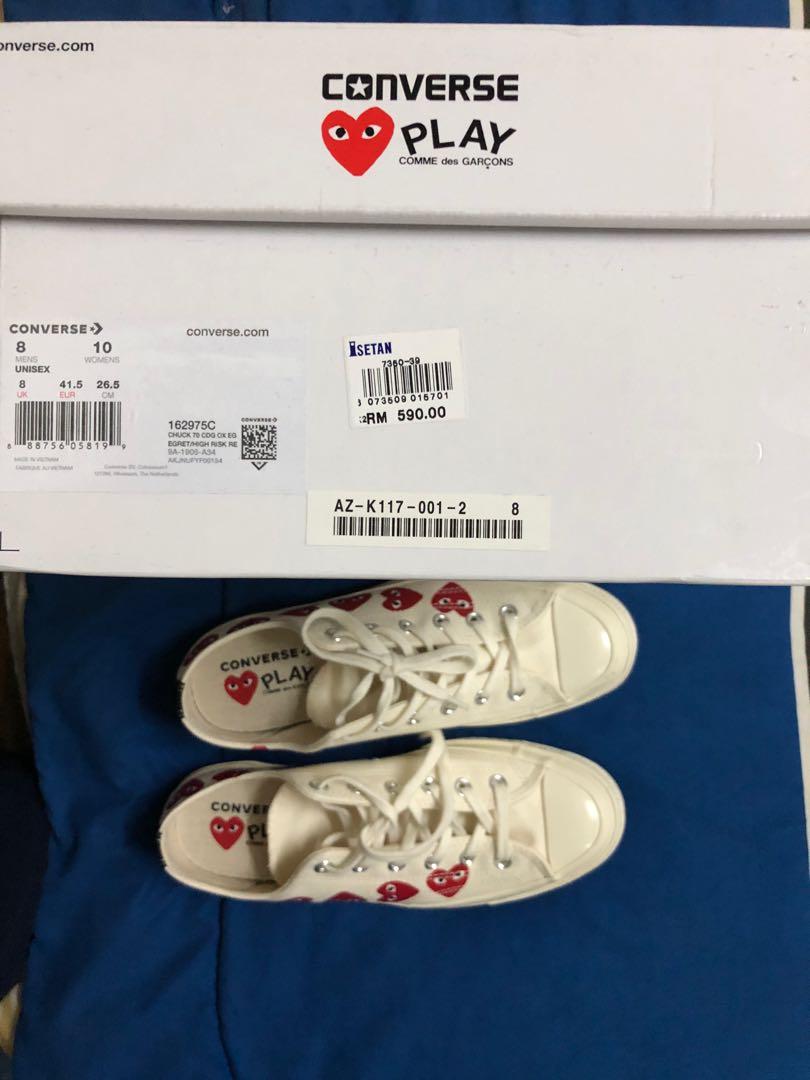 comme des garcons converse 38