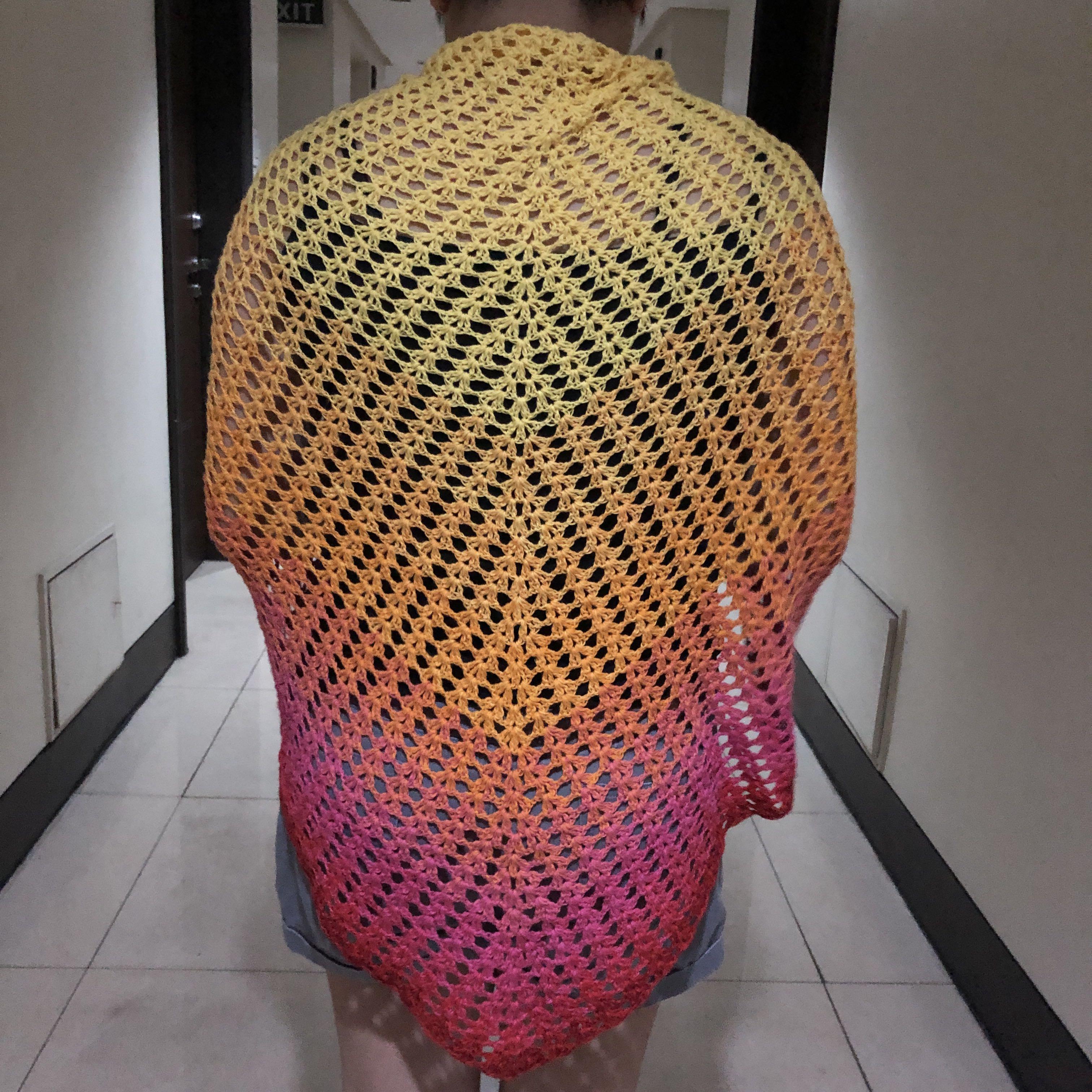 Crochet Shawl (Category: Scarves) located in Quezon City. Submitted by banonaystore (Listing ID 1018507740, Image 3). Description: Crochet Shawl 1. Never Used. P800 + shipping. First to comment mine. Also listed on IG. RFS: Decluttering #prelovedph #prelovedphilippines #secondhandph #thriftshopph #ukayukayphilippines #ukayph #ukayukayph .