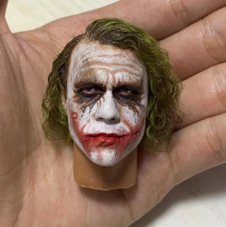 Custom 1 6 The Dark Knight Joker Headsculpt Not Hot Toys Toys Games Others On Carousell