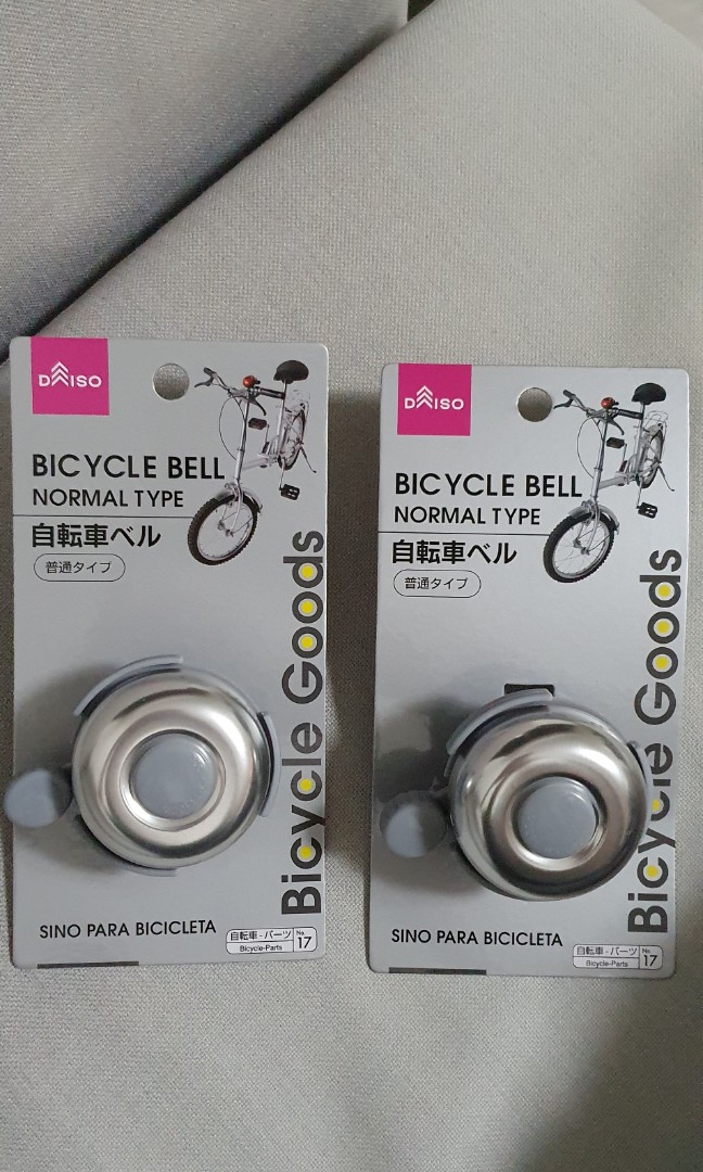 Daiso Bicycle bells, Sports Equipment, Bicycles & Parts, Parts & Accessories on Carousell