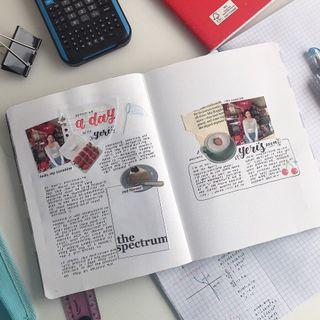 designer bullet journals :))