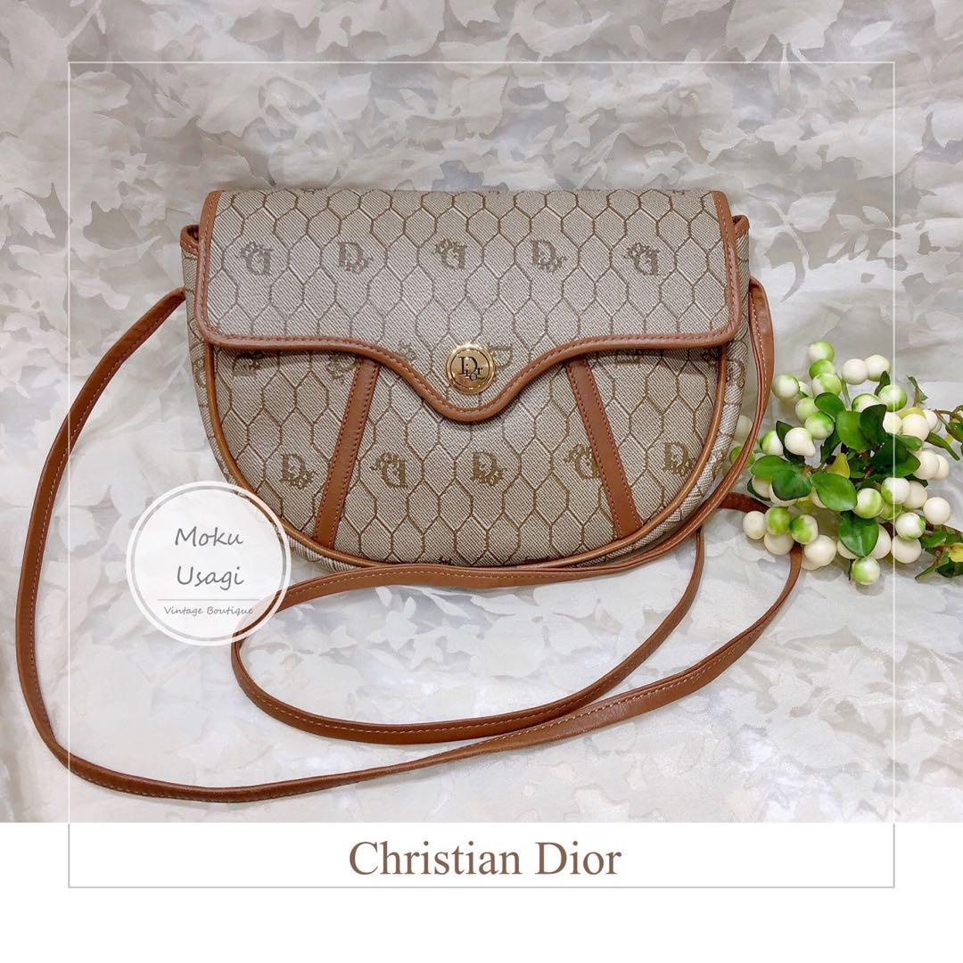 ✨DIOR美品✨ ✨vintage Christian Dior honeycomb & logo crossbody