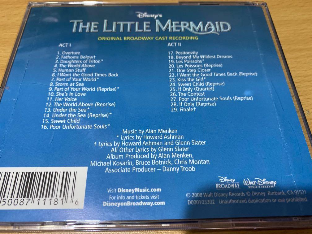 Disney’s The Little Mermaid (CD), Music & Media, CDs, DVDs & Other