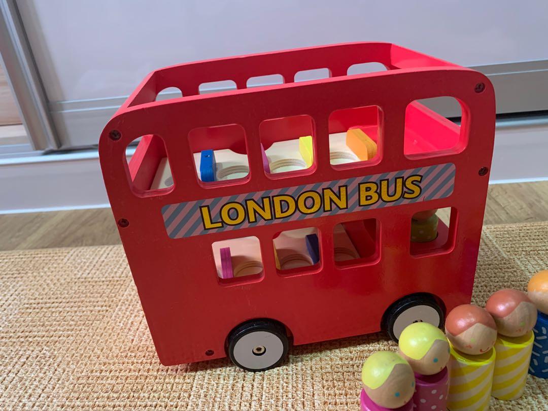 elc wooden london bus