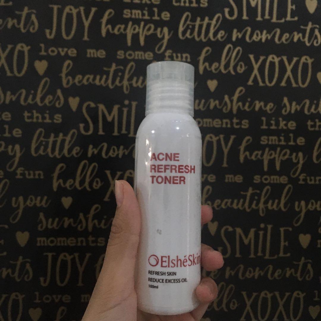 elsheskin acne refresh toner
