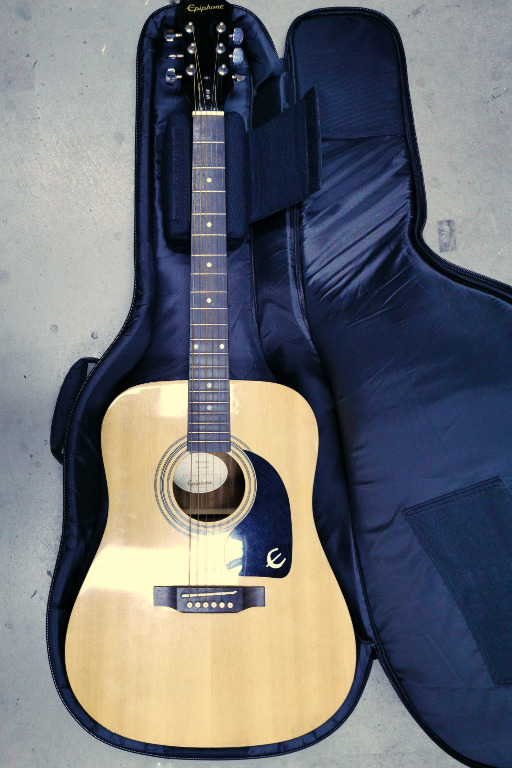Epiphone Dr 100 Na Acoustic Guitar Music Media Music Instruments On Carousell