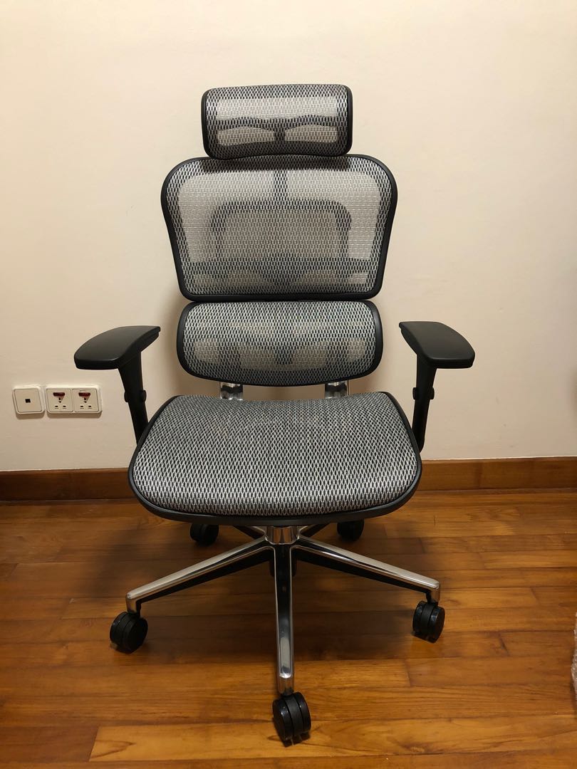 100 Authentic Ergohuman Project Classic Elite Office Chair Furniture Tables Chairs On Carousell