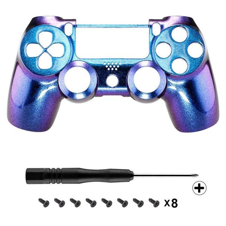 eXtremeRate® PS4 Slim &amp; Pro Controller Purple + Blue