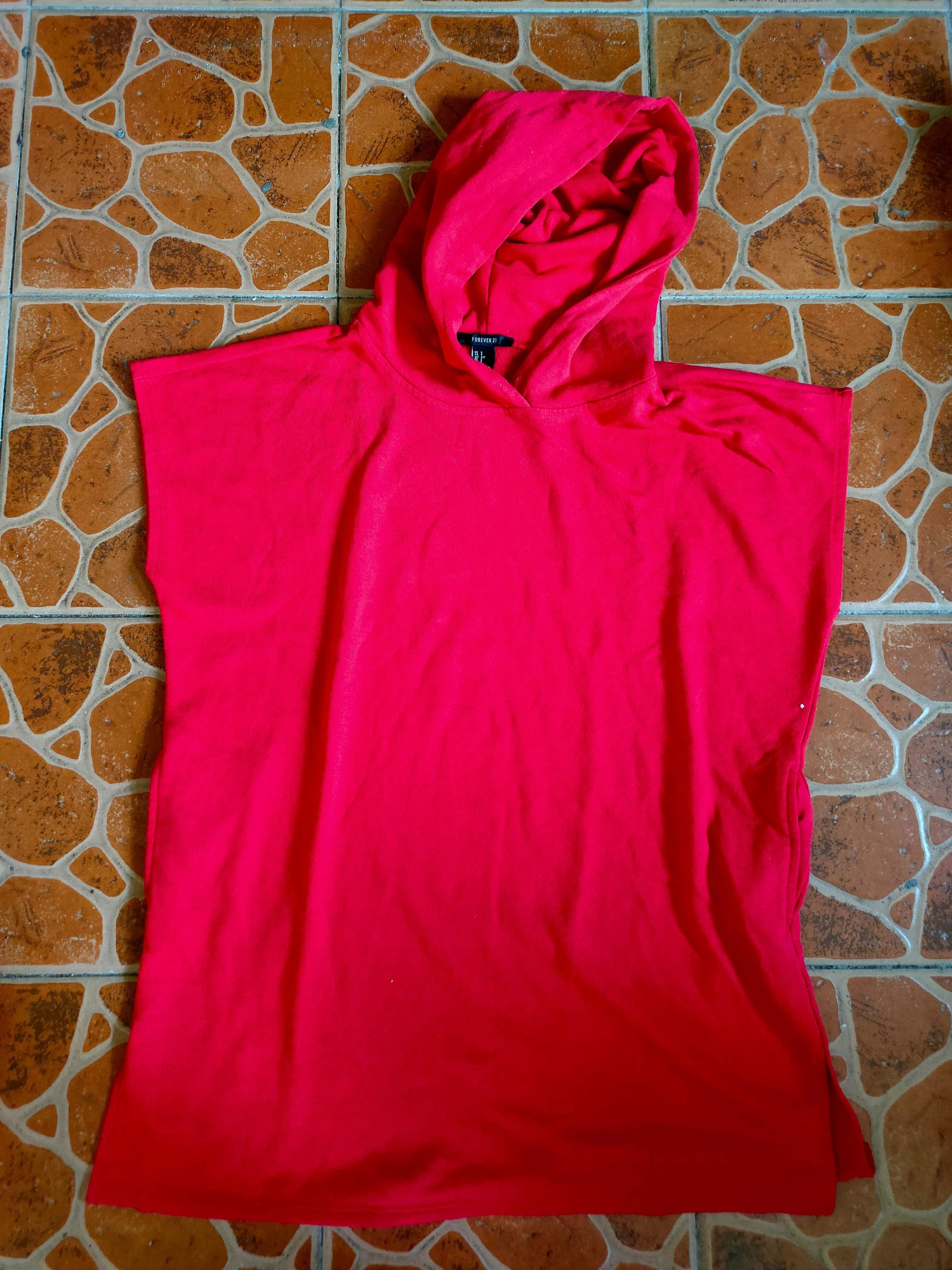 forever 21 sleeveless hoodie