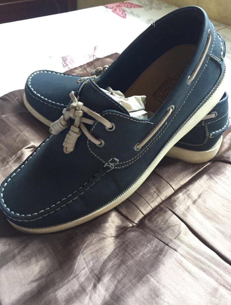 Original Gibi Boatshoes Leather , Men's 