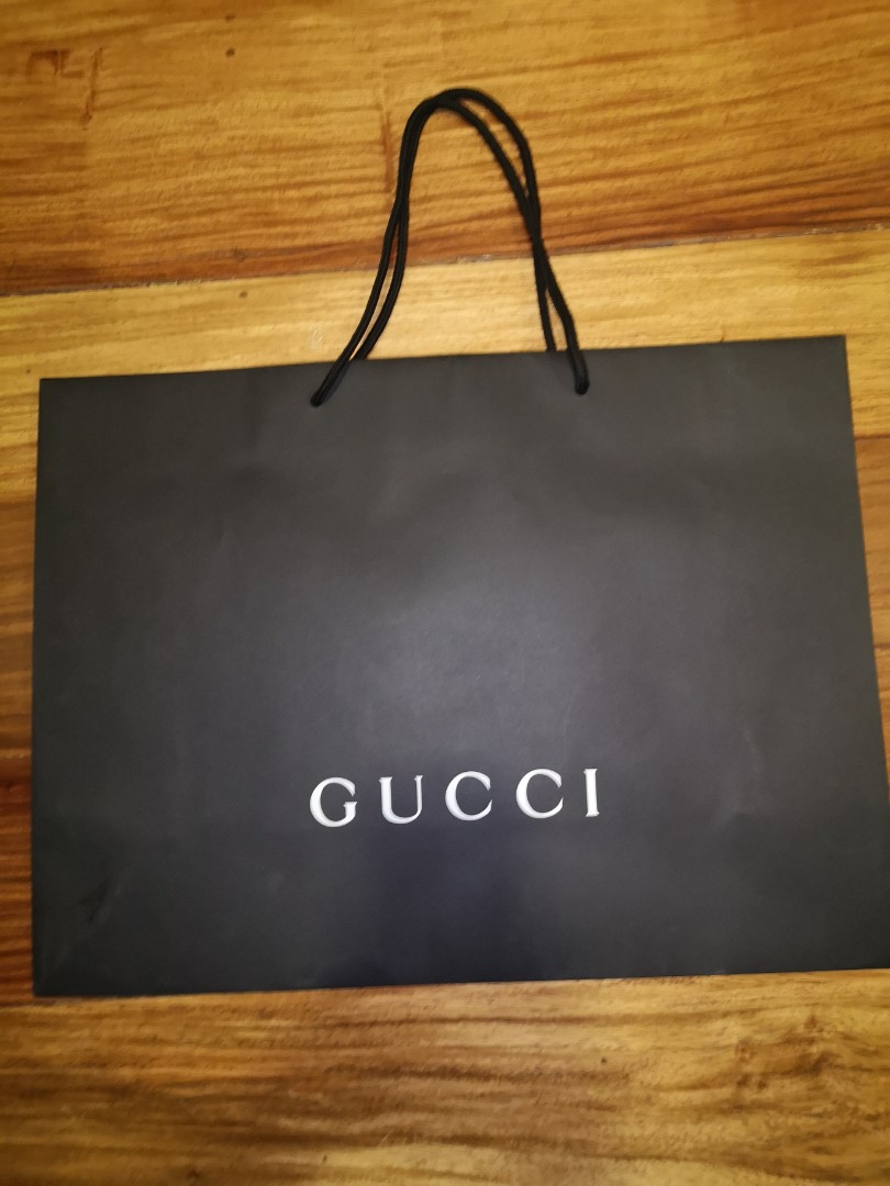gucci paper shopping bag
