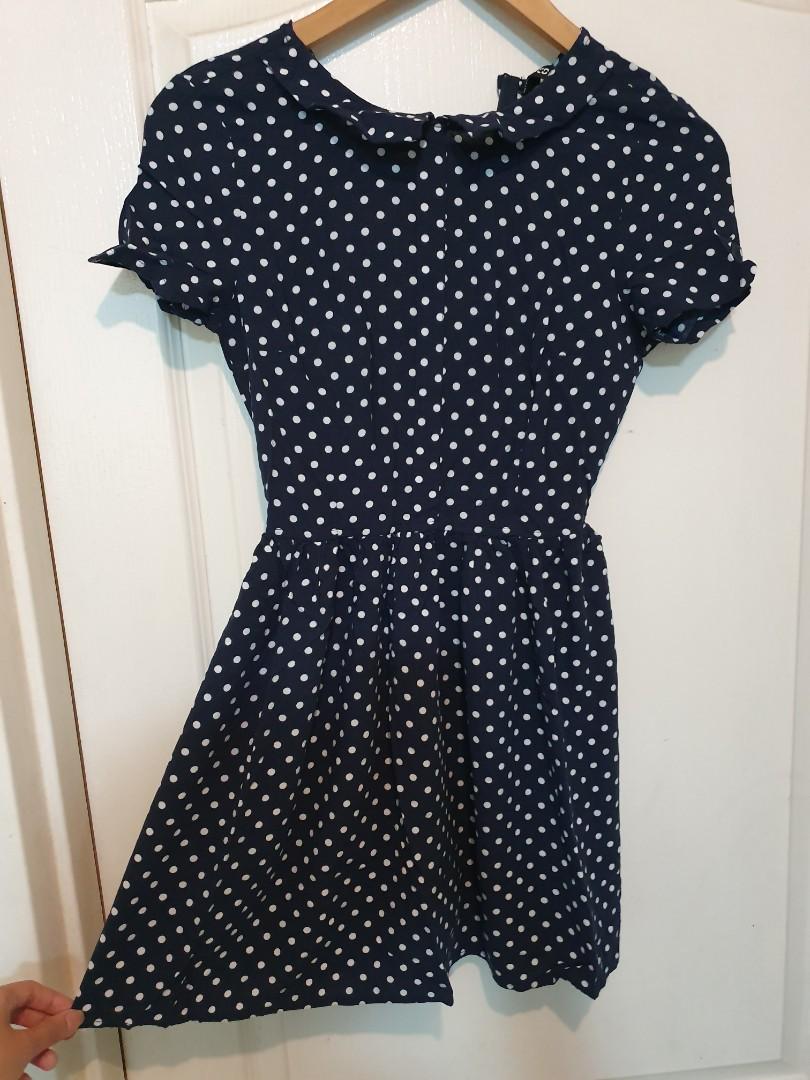 polka dot dress h and m