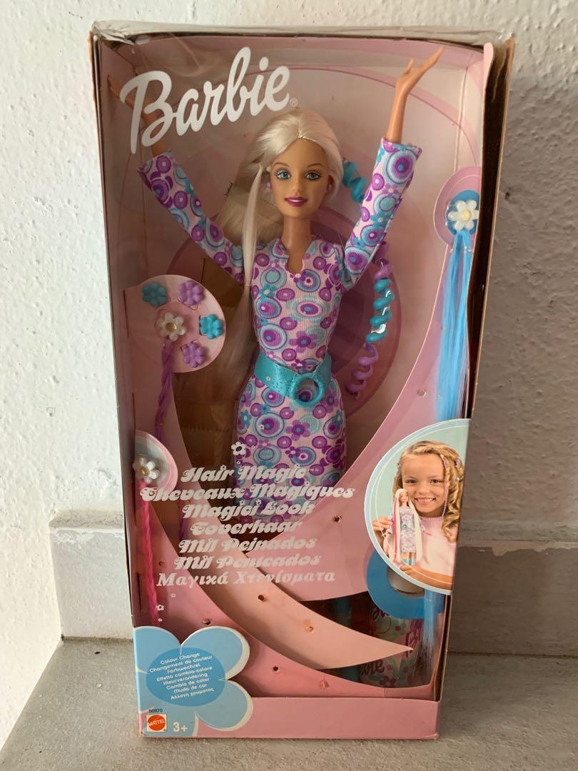 magic hair barbie