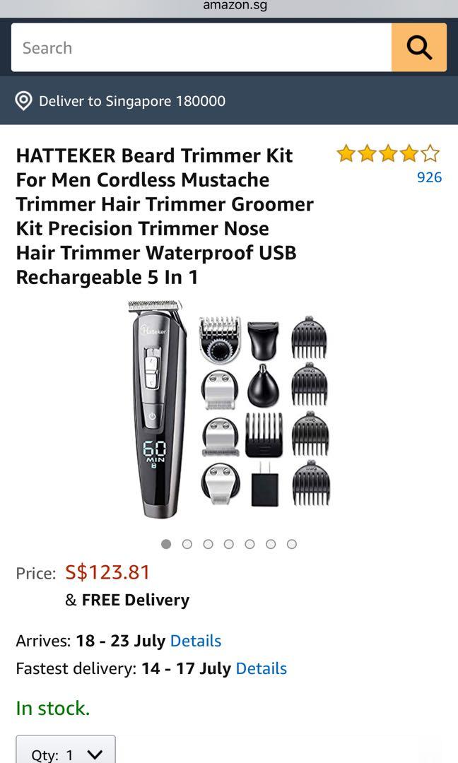 hatteker beard trimmer manual