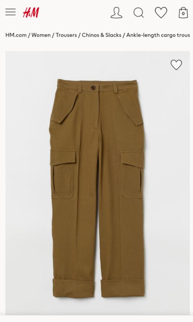 h&m women's cargo pants