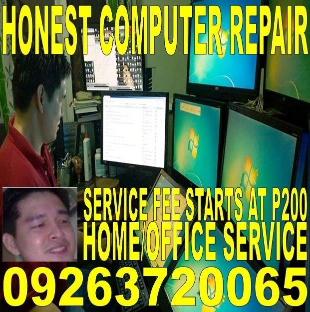 Honest Computer PC Laptop Repair Service Technician Windows OS Reformat ...