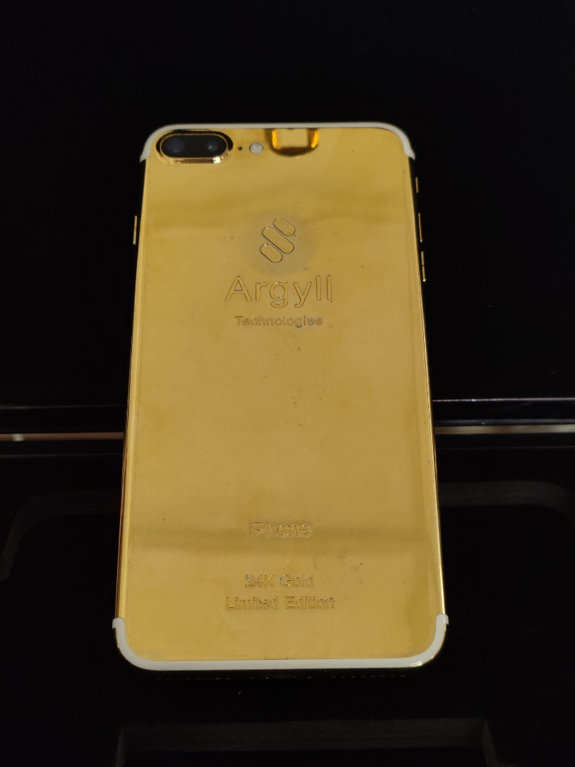 iphone 7 plus 24k gold plated