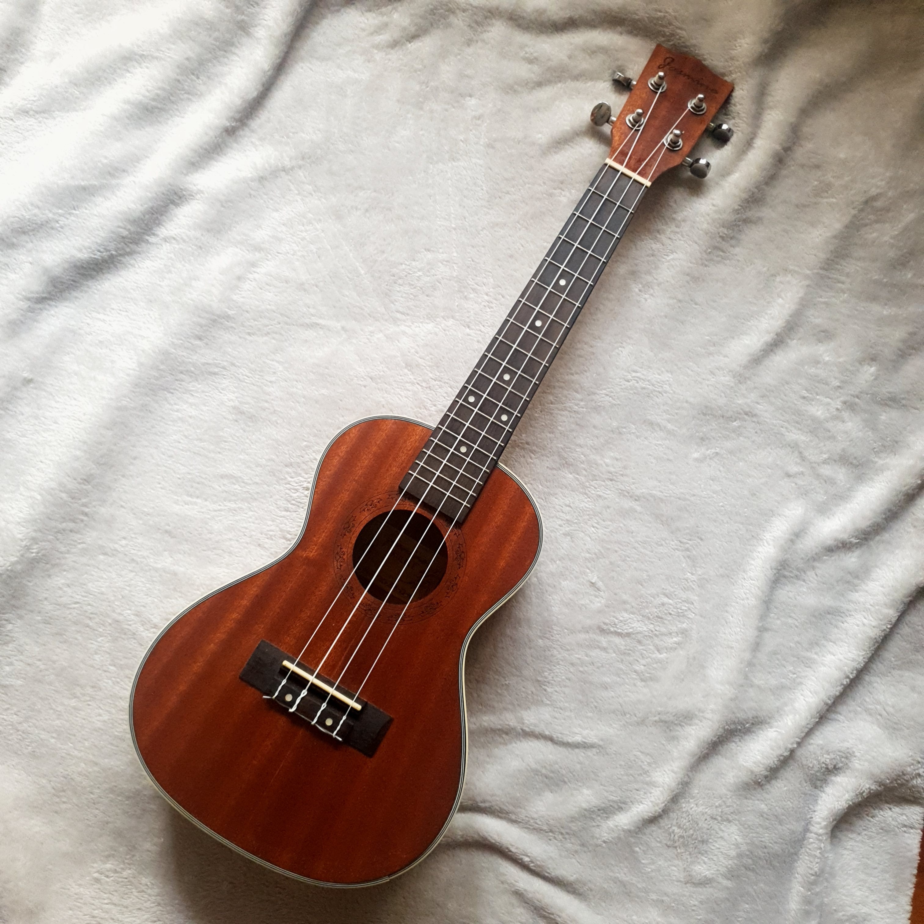 Jasmine Concert Ukulele with FREE Capo and Pick Hobbies Toys