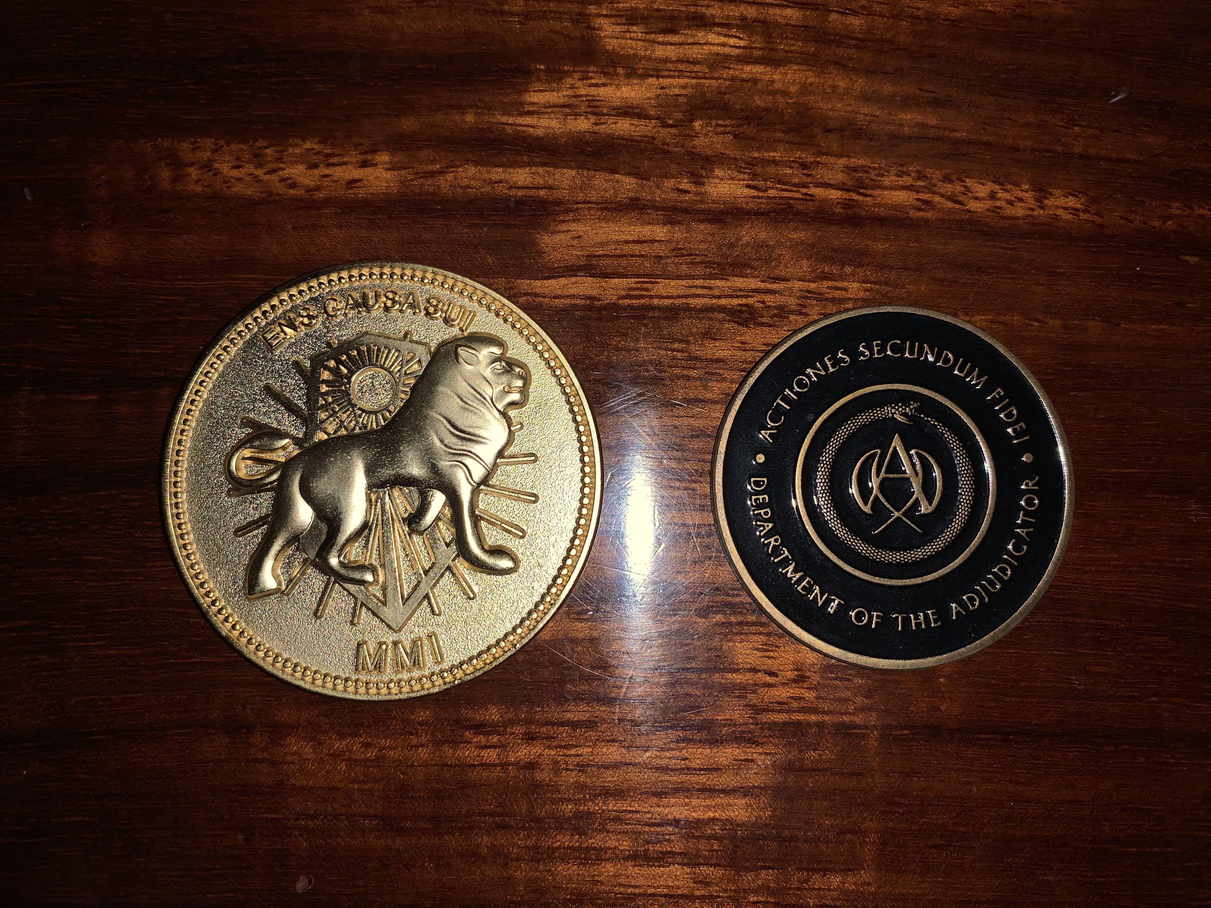 John Wick Gold Coin And Adjudicator Coin Prop Replica Hobbies Toys Toys Games On Carousell