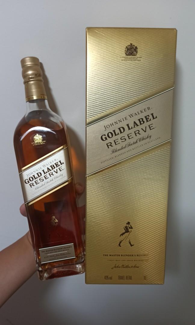 Johnnie Walker Gold Label Reserve Whisky 1L, Food & Drinks ...