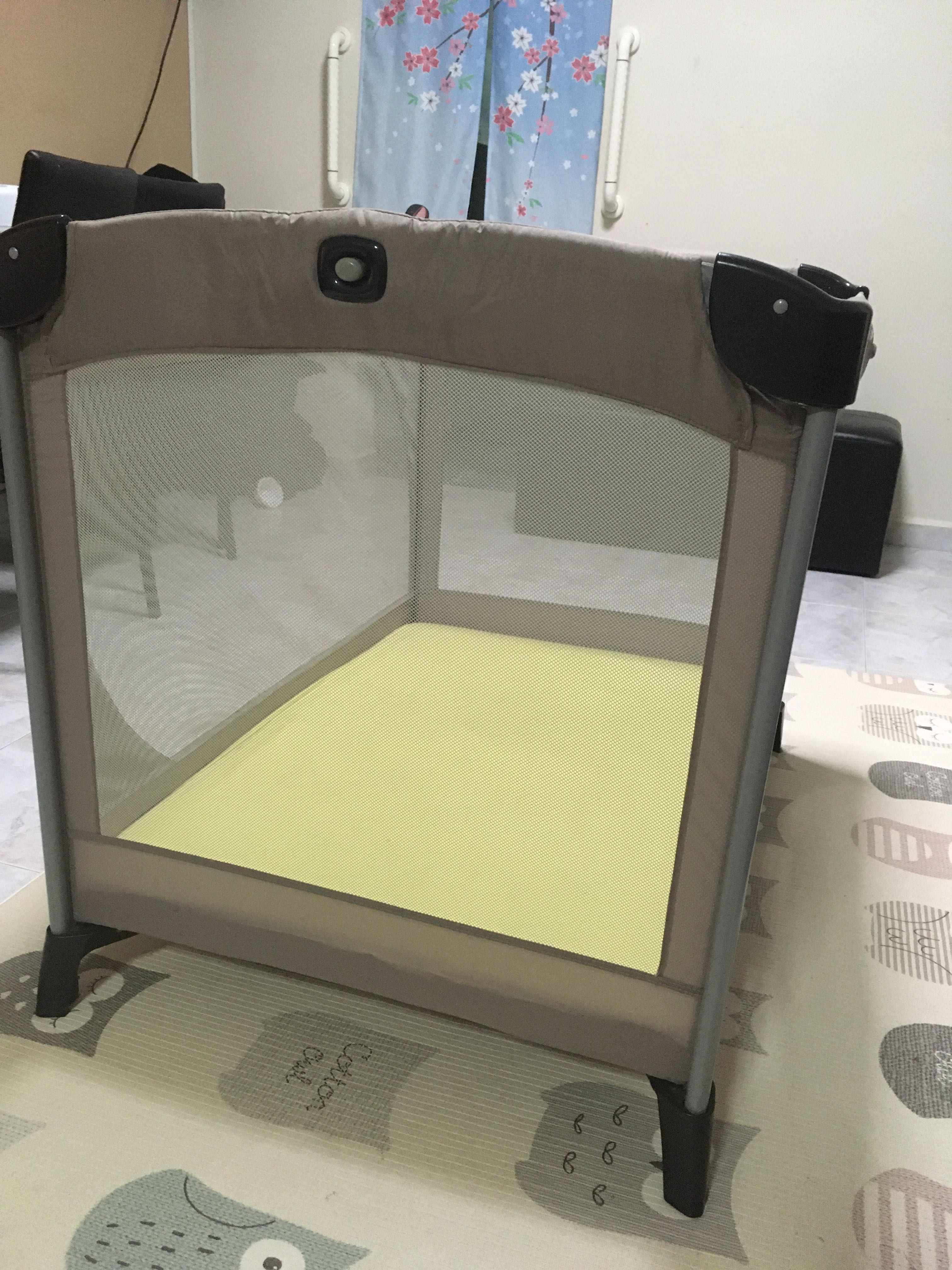 joie allura travel cot mattress