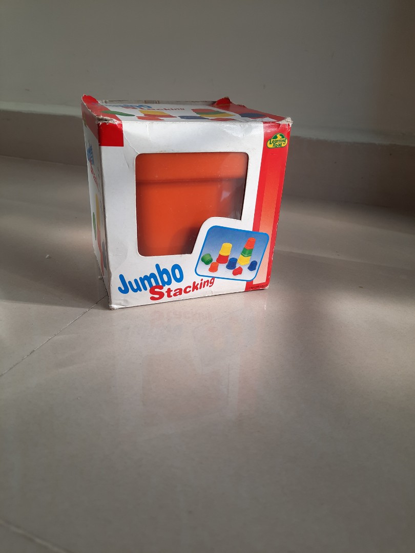 Jumbo Stacking cups, Hobbies & Toys, Toys & Games on Carousell