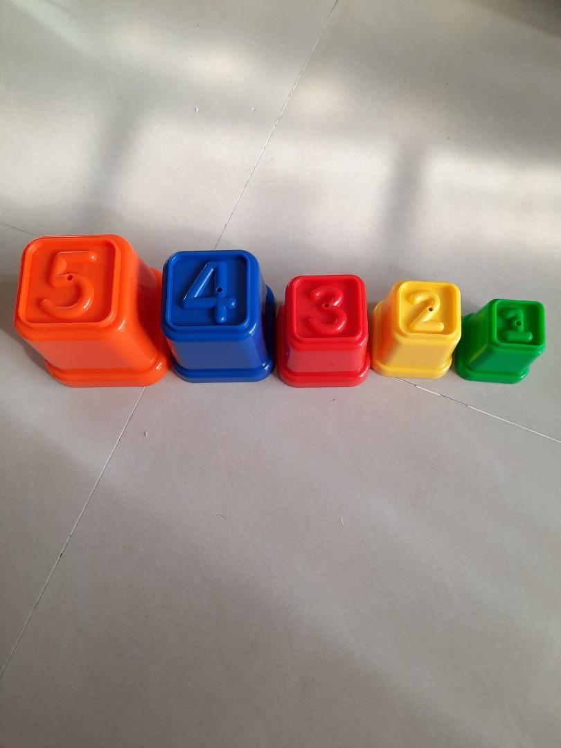 Jumbo Stacking cups, Hobbies & Toys, Toys & Games on Carousell