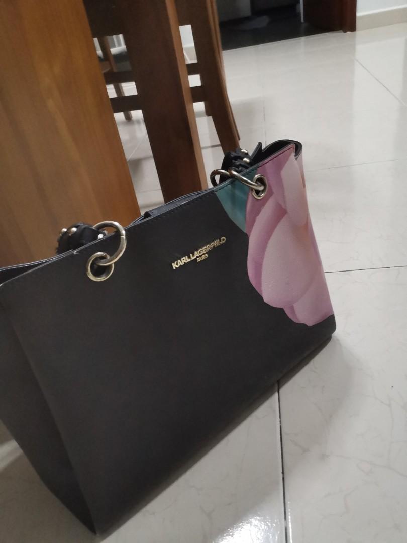 Karl Lagerfeld handbag with large 