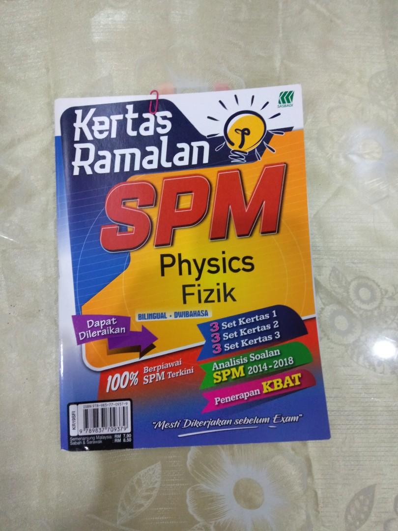 Kertas Ramalan Fizik Spm 2019 Hobbies Toys Books Magazines Textbooks On Carousell
