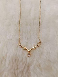 Korean 24k Gold Deer Necklace