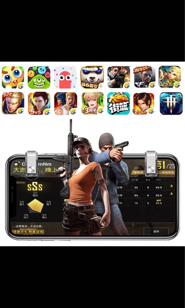L1R1 Shooter Trigger Fire Mobile iPhone Controller Game!