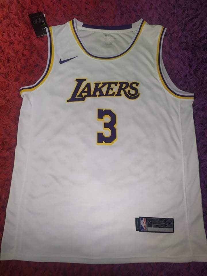 La Lakers Anthony Davis Nike White Nba Jersey 2xl Sports Athletic Sports Clothing On Carousell