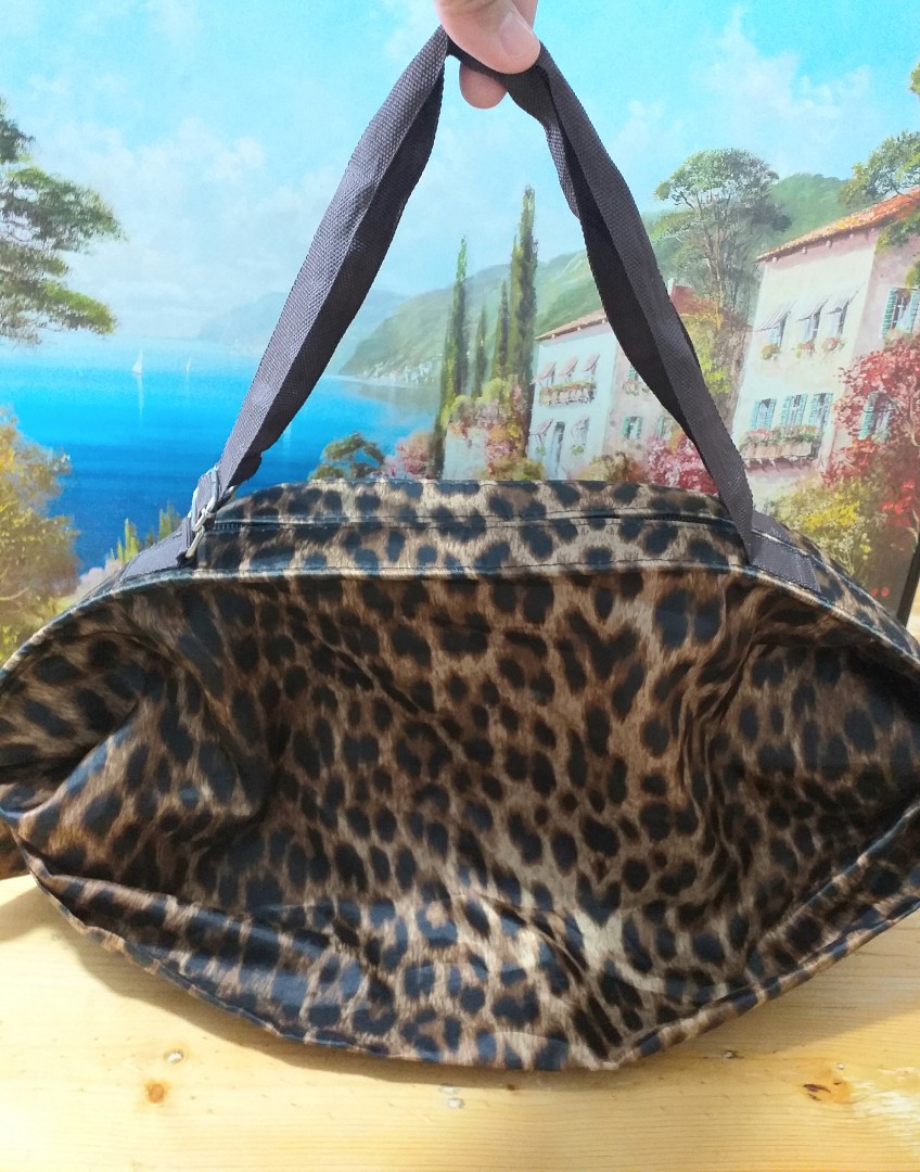 leopard print shoes and bag