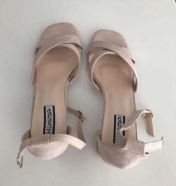 Light pink heels, Women's Fashion 