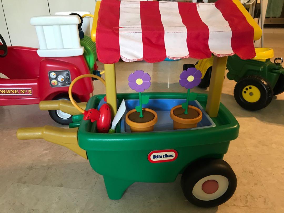 little tikes garden cart and wheelbarrow