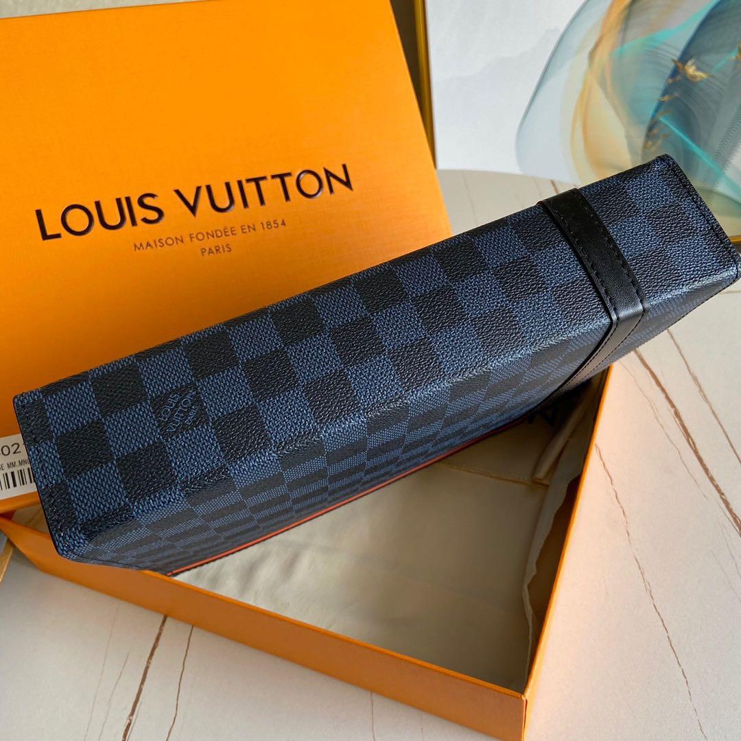 Louis Vuitton lV men clutch, Luxury, Bags & Wallets, Clutches on Carousell