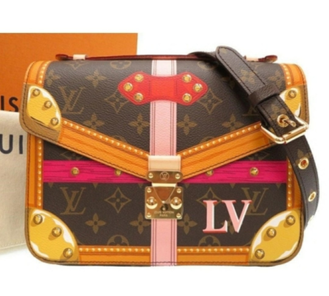 Louis Vuitton Neverfull Monogram Tromp L'oeil Screen (Without Pouch) MM  Pink/Beige Lining in Coated Canvas with Gold-tone - US