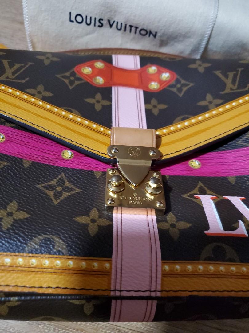 LOUIS VUITTON Monogram Summer Trunks Pochette Metis, Luxury, Bags & Wallets  on Carousell